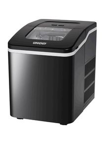 Unold Elektro Unold Freeze Eiswürfelbereiter, Wassertank 1,6 Liter, Fassungsvermögen 700g Eiswürfel, Kontrollleuchten, schwarz