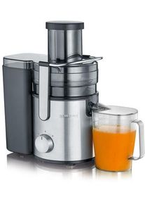 Severin ES 3570 Entsafter mit XXL Einfüllschacht, 1.1 L Saftbehälter, Edelstahl/schwarz