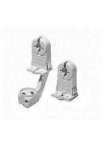 HOUBEN 100596 Durchsteckfassung für T8+T12 Lampen, G13, weiß
