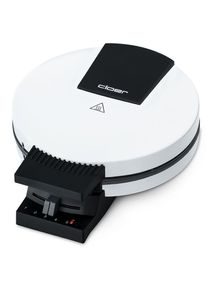 Cloer 120 XXL-Waffelautomat, 1200W, Backampel, weiß