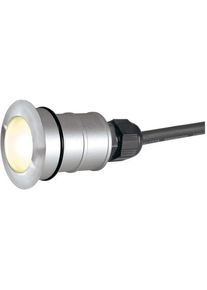SLV POWER TRAIL-LITE 42 Outdoor Bodeneinbauleuchte, LED, 3000K, IP67, rund, edelstahl 316 (228332)