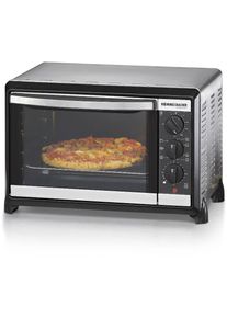 Rommelsbacher BG 1055/E Minibackofen, 1050W, 18l, Edelstahl/schwarz