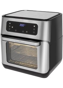 ProfiCook PC-FR 1200 H Heißluft-Fritteuse, 11 L, 1500 W, 9 Automatikprogramme, 4 Einschubhöhen, inox (501200)