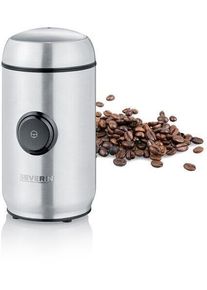 Severin KM 3879 Kaffee-/Gewürzmühle, 150W, 50g, Edelstahl gebürstet/schwarz