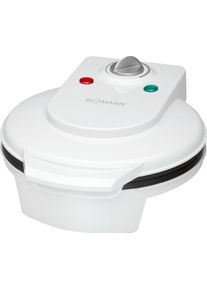 Bomann WA 5018 CB Waffelautomat, 1200 W, isoliert, Backampel, weiß