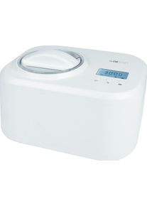 Clatronic ICM 3799 2in1 Eiscreme- und Joghurtbereiter, Timer, 4 Programme, bis 1 L Eiscreme, weiß (263994)