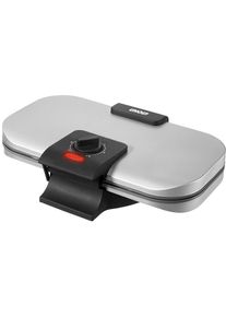 Unold Elektro Unold 48241 Doppelwaffelautomat, 1300W, silber-schwarz