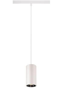 SLV 48V TRACK NUMINOS S DALI, Pendelleuchte, weiß / chrom, 16W, 1050lm, 3000K, CRI90, 55° (1006848)