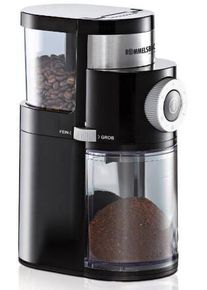 Rommelsbacher EKM200 Kaffeemühle, 110 Watt, 250 g, Scheibenmahlwerk, schwarz