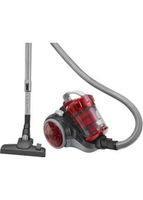 Bomann BS 9027 CB N Bodenstaubsauger, 700W, HEPA-Filter, 4-fach Filtersystem, anthrazit-rot (690277)