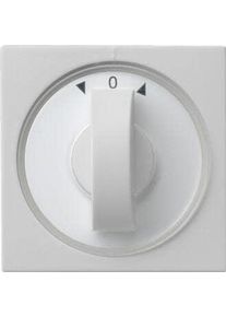 GIRA 0666015 Abdeckung mit Knebel f&uuml;r Zeitschalter und Jalousieschalter bzw. -taster, System 55, grau matt