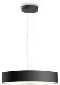 PHILIPS Hue White Ambiance Fair LED Pendelleuchte, Dimmschalter, 25W, 2900lm, 4000K, schwarz (929003054501)
