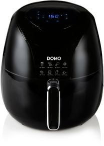 Domo DO533FR Heißluft-Fritteuse, 2000W, 80% weniger Fett, 5,5L, 1,5kg, Timer, Überhitzungsschutz, schwarz