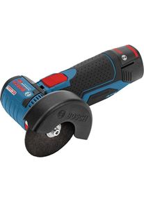Bosch GWS 12V-76 Professional Akku-Winkelschleifer in L-BOXX mit 2 x 3,0 Ah Akku, Zubeh&ouml;r-Set (06019F200B)
