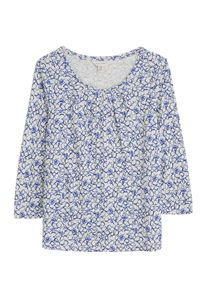 Seasalt Cornwall Ženy Halenka 'Appletree' modrá / bílá 16