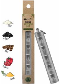 Pandoo Reisegewürz-Set inkl. Gewürze, Aluminium