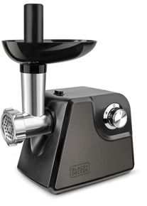 Black & Decker Black+Decker BXMMA1000E Fleischwolf, 1000W, Vorwärts- und Rückwärtsgang, Anti-Fingerprint, Edelstahl