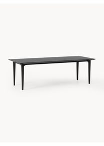 Jídelní stůl z masivního mangového dřeva Archie, různé velikosti Černá Dřevo, Masivní dřevo Š 240 cm, H 100 cm | Westwing Collection