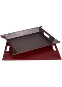 freeform Duo Wendetablett, 45x35cm, anthrazit metallic/burgund