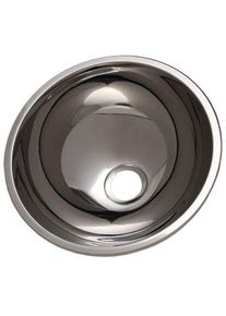 Reimo Einbauspüle Edelstahl rund Halbkugel, 260mm