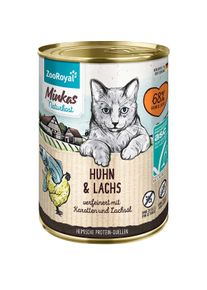 ZooRoyal Minkas kuře & ASC losos s mrkv&iacute; 12x400 g