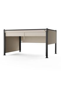 Blumfeldt Pantheon Cortina altán 3x4 m, odolný vůči povětrnostním vlivům, hliník, prášková barva, rolety