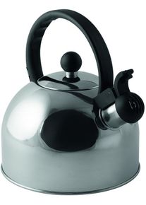 Via Mondo Flötenkessel, Edelstahl, 2L, silber