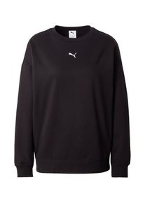 Puma Ženy Sportovn&iacute; mikina 'ESS' čern&aacute; / b&iacute;l&aacute; M