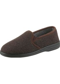 Panske Dom&aacute;c&iacute; obuv z textilu, bez pod&scaron;&iacute;vky čokol&aacute;dov&aacute; ,velikost 46