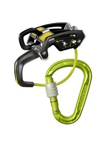 Edelrid Giga Jul Belay Kit Strike Screw Belay device (175 g, black/grey/yellow)