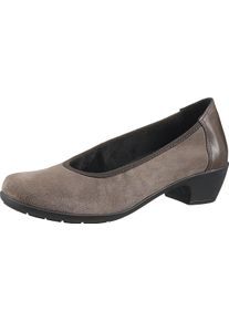 Damske Lodičky pro siln&eacute; nohy taupe ,velikost 38