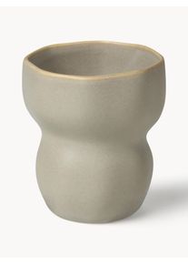 Broste Copenhagen Pohárek v organickém tvaru Limfjord Šedá Hlína Ø 8 cm, V 9 cm, 200 ml