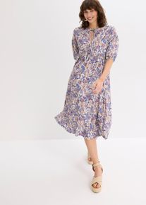 Žerzejové šaty se šněrováním | Béžová | Vel. 40/42 (M) | bonprix