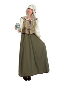 maskworld Medieval Barmaid Costume