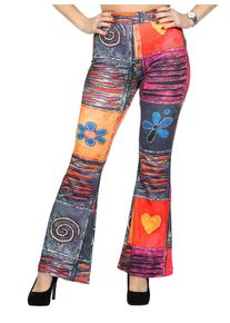maskworld Patchwork pantalon hippie