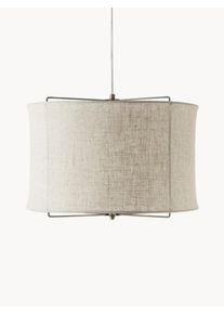 Z&aacute;věsn&eacute; sv&iacute;tidlo ze lnu Clouds B&eacute;žov&aacute; Len &Oslash; 50 cm, V 29 cm | Westwing Collection