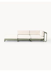 Modulární zahradní pohovka Caio Zelená Umělá hmota, Kov Š 305 cm, H 115 cm | Westwing Collection