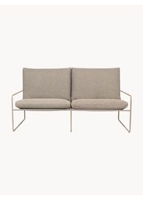 ferm LIVING Zahradní pohovka Desert (2místná) Šedá Látka, Kov Š 156 cm, V 85 cm