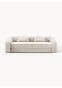 Rozkl&aacute;dac&iacute; pohovka Eliot, 3m&iacute;stn&aacute; B&iacute;l&aacute; L&aacute;tka &Scaron; 230 cm, H 100 cm | Westwing Collection