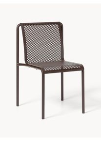 ferm LIVING Zahradn&iacute; židle Dapple, 2 ks Hněd&aacute; Kov &Scaron; 54 cm, V 52 cm