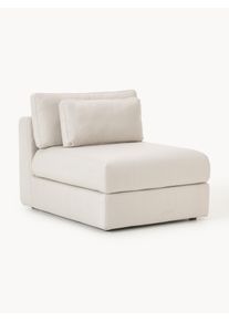 Modulární zahradní křeslo Rabea Béžová Dřevo, Umělé vlakno, Umělá hmota, Masivní dřevo, Látka Š 80 cm, H 104 cm | Westwing Collection