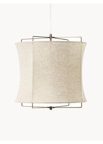 Z&aacute;věsn&eacute; sv&iacute;tidlo ze lnu Clouds B&eacute;žov&aacute; Len &Oslash; 40 cm, V 40 cm | Westwing Collection