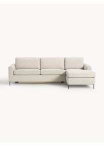 Rozkl&aacute;dac&iacute; pohovka s matrac&iacute; Cucita, 3m&iacute;stn&aacute; B&eacute;žov&aacute; L&aacute;tka &Scaron; 274 cm, H 164 cm, prav&eacute; rohov&eacute; proveden&iacute; | Westwing Collection