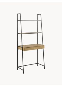 AC Design &Uacute;zk&yacute; psac&iacute; stůl s &uacute;ložn&yacute;m prostorem Seaford Hněd&aacute; Kov &Scaron; 77 cm, H 36 cm