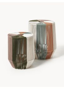 Sada ručně tkaných prádelních košů z lana Gabe, 2 díly Barevná Umělé vlakno Sada s různými velikostmi | Westwing Collection