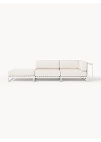 Modulární zahradní pohovka Caio Bílá Umělé vlakno, Kov Š 305 cm, V 115 cm | Westwing Collection