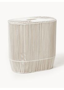 Ručně tkaný dvojitý prádelní koš z provázku Gabe Béžová Umělé vlakno Š 58 cm, V 60 cm | Westwing Collection