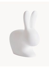 Qeeboo Interiérová/exteriérová židle Rabbit Bílá Umělá hmota Š 69 cm, V 80 cm