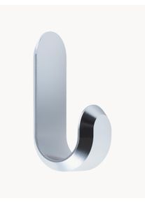 Normann Copenhagen Sada n&aacute;stěnn&yacute;ch h&aacute;čků Curve Mini, 2 d&iacute;ly Stř&iacute;brn&aacute; Kov &Scaron; 2 cm, V 6 cm