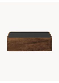 ALLDOCK Indukční nabíjecí stanice z ořechového dřeva s 4 porty Wireless Černá D 150 x Š 22 cm